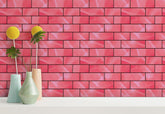 Pink kitchen backsplash | Subway vinyl tile | Peel and Stick Backsplash Self Adhesive Tile
